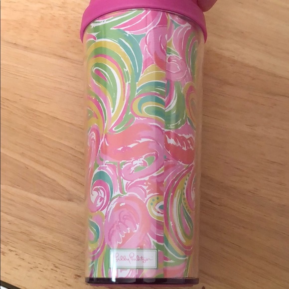 Lilly Pulitzer travel coffee mug - Picture 2 of 2